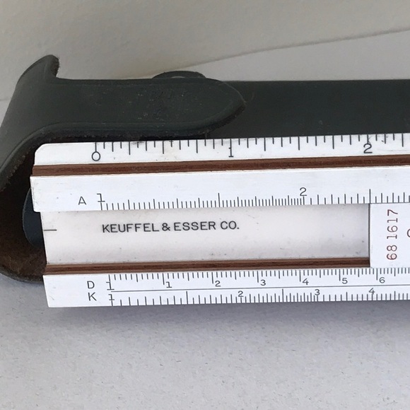 Keuffel and Essex Co Slide Rule 68 1617 with manual 68 2063 - Picture 2 of 6